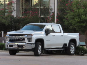 Chevy Silverado in White | Pickup Truck on Street