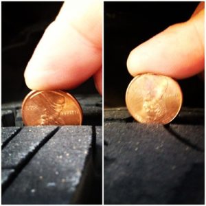 Tire pressure | Penny in Tire Groove